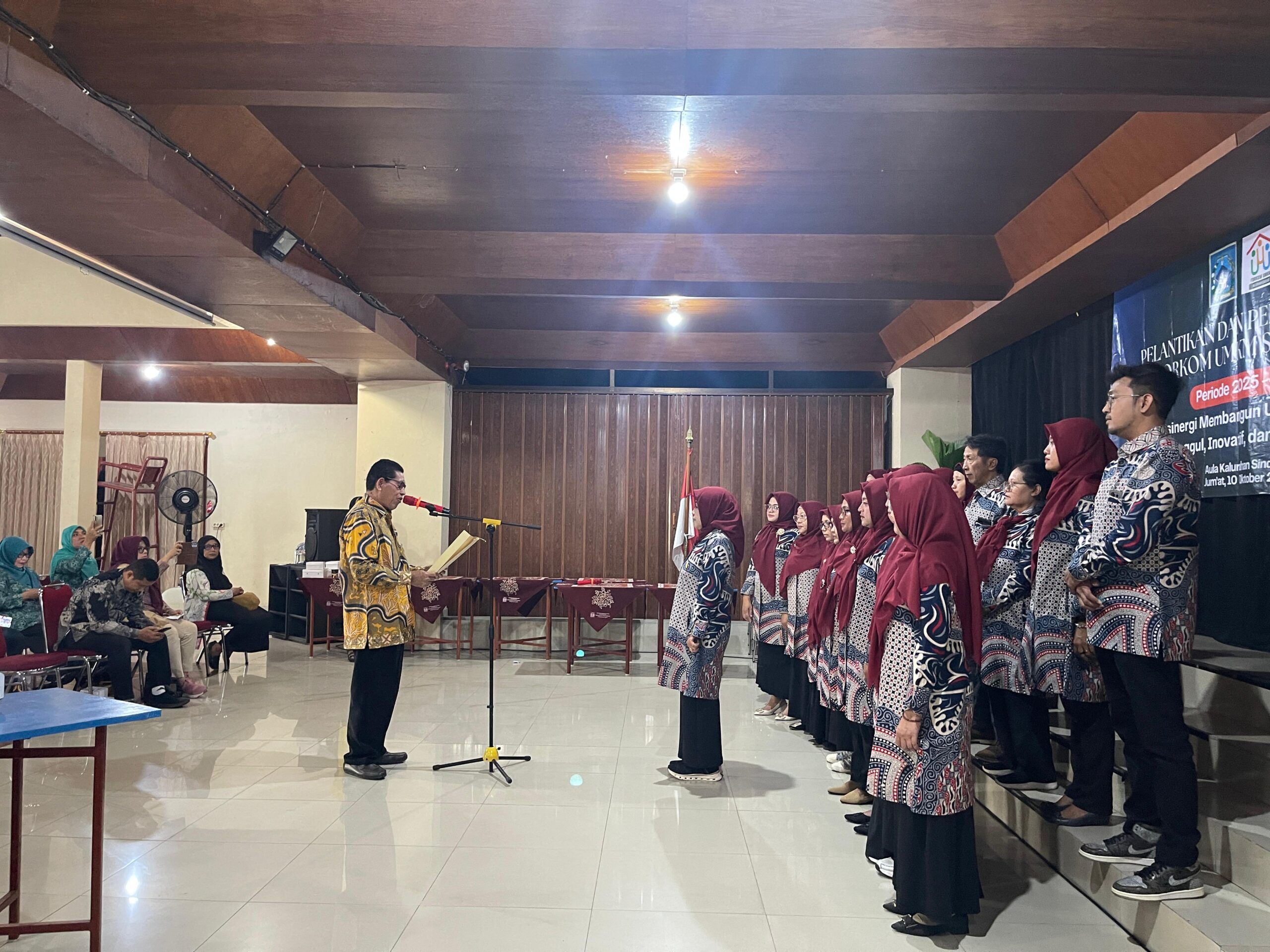 Pelantikan dan Pengukuhan Forkom UMKM Sinduadi Periode 2025–2028